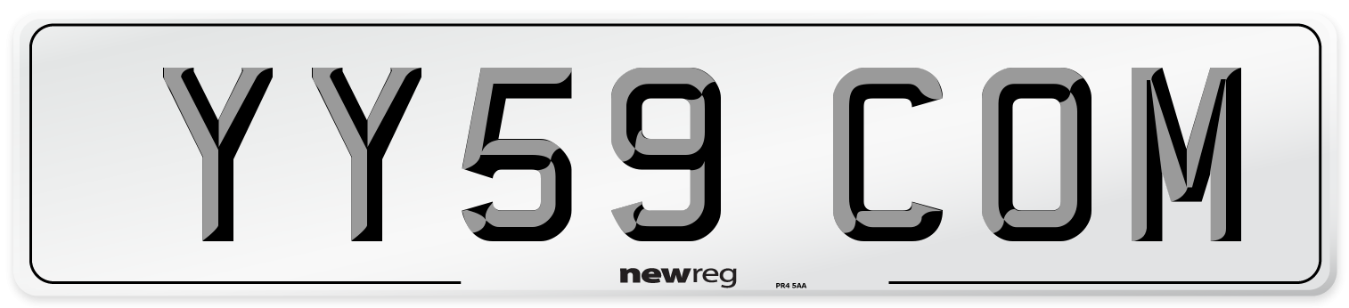YY59 COM Number Plate from New Reg